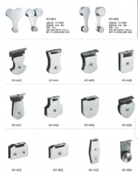 Shower room pulley bathroom glass sliding door hanging sliding door holder roller hardware wheel