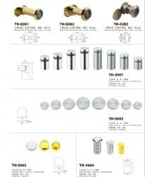 Office Hotel shower room glass sliding door accessories stainless steel 304 bathroom hardware accessories