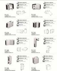 Production of customized bathroom connector, shower room fastener, multidirectional head, bathroom room hardware accessories, glass door accessories, bathroom clamp