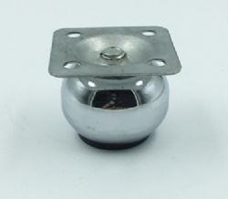 Factory direct sale chrome plated metal sofa foot exquisite small apple light duty tea table furniture foot hardware
