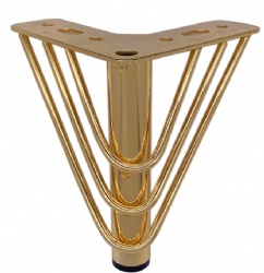 metal gold foot leg for bed sofa