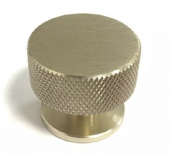 steel finishing cabinet drawer furniture knurling handle knob with base