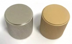 Anodized Aluminum Knob Cabinet Drawer Sliding Door Accessory Satin Gold Finishing Knob Pulls