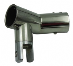 Manufacturer wholesale 135 ° hanging clip shower room pull rod hanging through shower room connector flange shower room accessories
