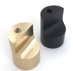 Small Size Cylinder Knob Diameter 19mm Brass Gold Furniture Cabinet Drawer Knob and Handle