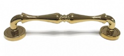 High level Luxury Villa Door Handle Pull Shiny Titanium Gold Color Handle