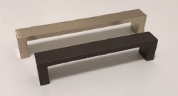 Classical Brown Color Square Aluminum Handle Cabinet Drawer Cupboard Application Hardware Pull Handle