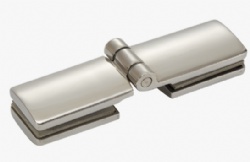 Manufacturer direct non elastic precision casting 304 stainless steel 180 degree glass door hinge door clip detachable bathroom clip