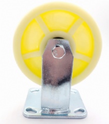 Heavy Duty PP Polypropylene 100mm Swivel Zinc Plated Industrial No Scratch Trolley Castor Wheel