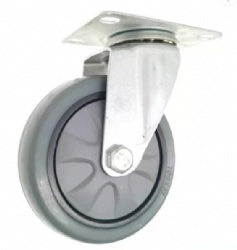 Popular Products Polyurethene  Swivel  Carts Wood Chair Caster Wheels