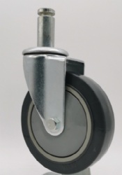 threaded stem style environmental TPR medical caster and wheel
