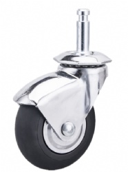 Double Ball Bearing High Elastic Thermoplastic Rubber Medical Furniture Caster Wheels